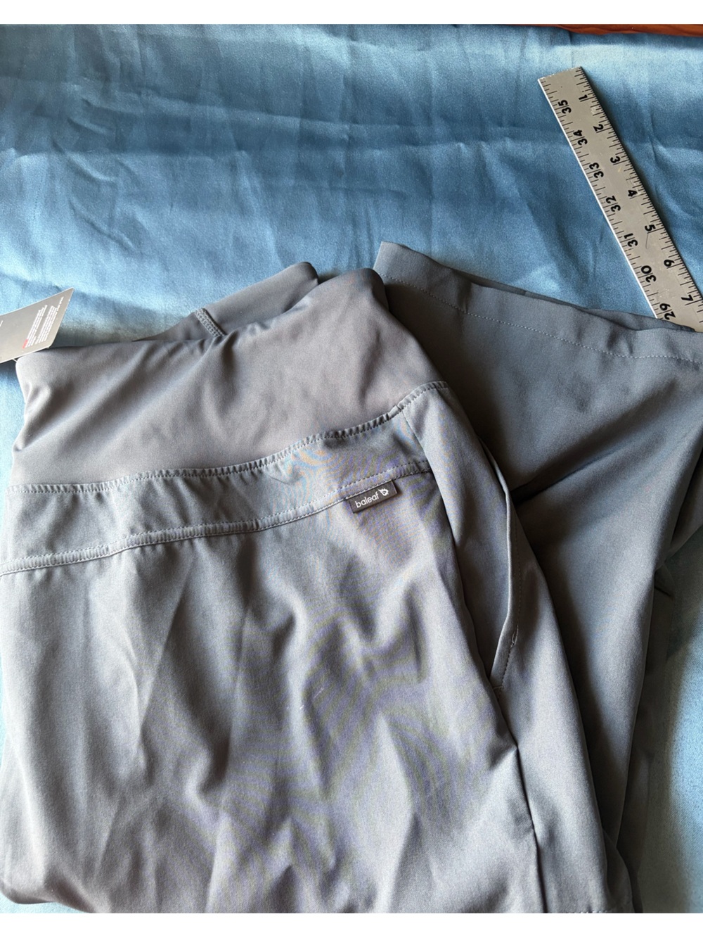 Baleaf High-Rise Woven Athletic Shorts Grey Size [L)